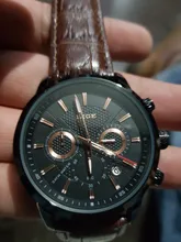 LIGE-relojes deportivos militares para hombre, de cuero, resistente al agua, de pulsera de cuarzo, con caja