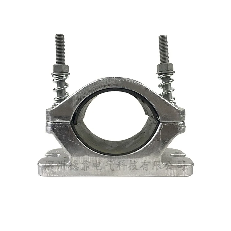 

JGHD-3 Aluminium Alloy High-voltage Cable Fixed Cable Clamp Karma Hoop Clamp Electric Power Fittings 110KV