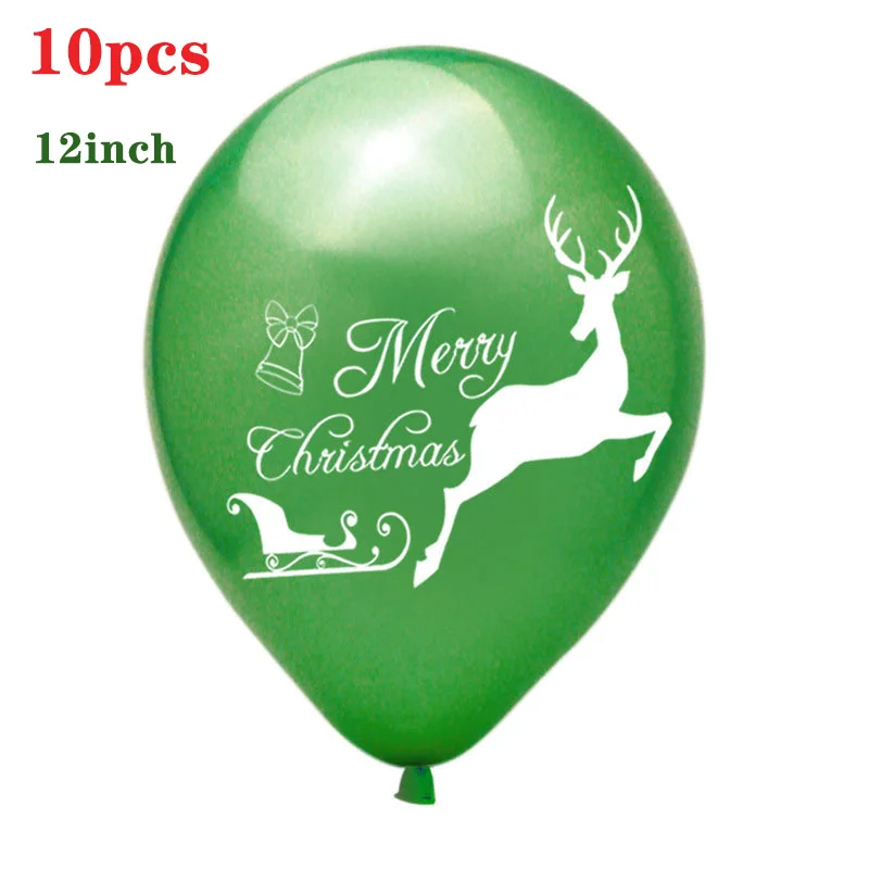 Счастливого Рождества воздушные шары счастливого Нового года Красный Зеленый воздушный шар из фольги воздушный шар рождественские украшения для дома Рождественские вечерние воздушные шары