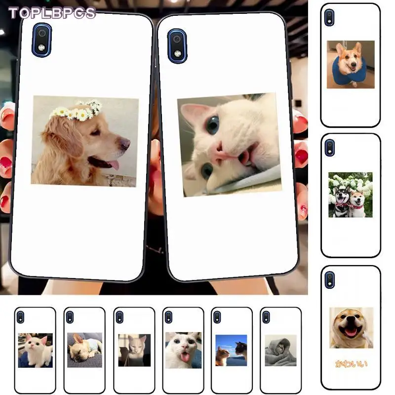 TOPLBPCS Роскошные Супер милый кот собака Чехол для мобильного телефона с