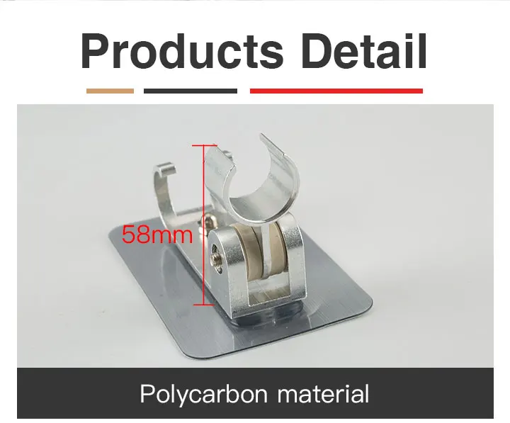 Регулируемая хромированная полированная самоклеящаяся ручная насадка для душа на присоске без дрели держатель для душевой головки держатель для душа