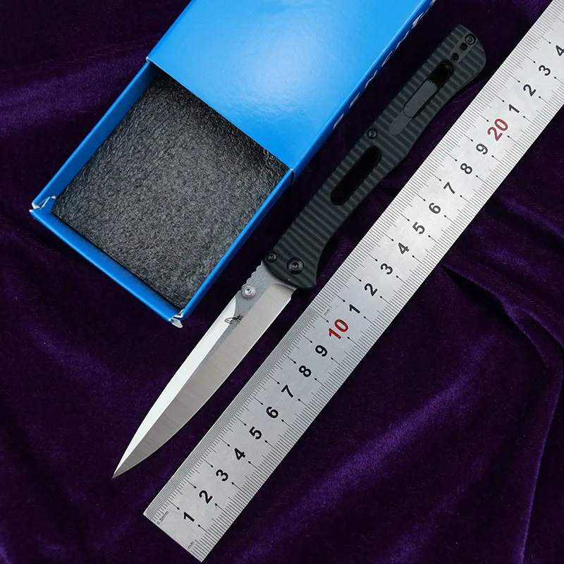 

LEMIFSHE 417 knife nylon fiber handle S30v blade folding pocket survival EDC tool camping hunting practical outdoor EDC