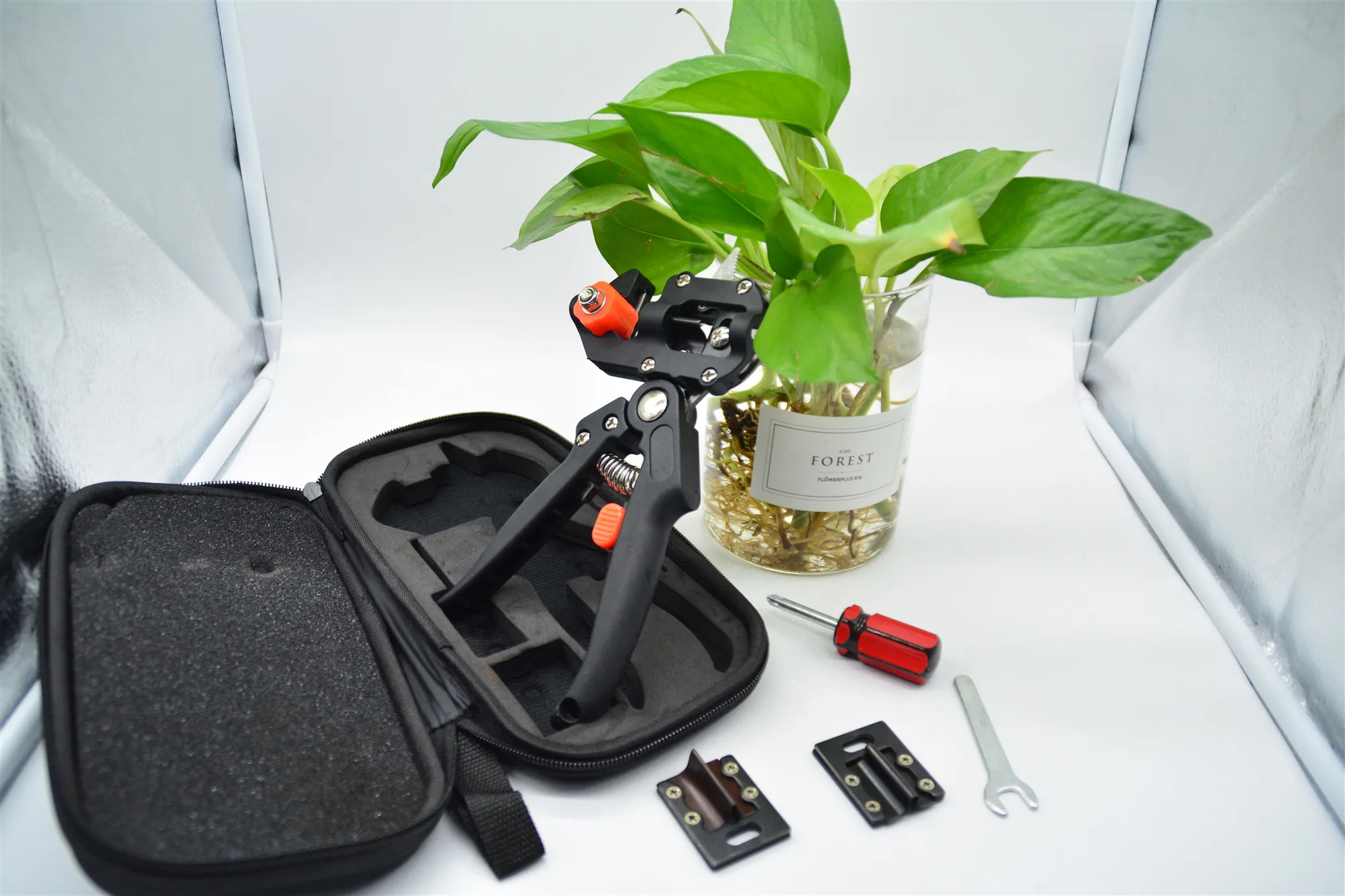 1 pcs black grafting knife multi-function grafting fruit tree grafting knife seedlings grafting scissors kit  Dropshipping