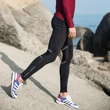 U18292 осенние мужские профессиональные флисовые обтягивающие штаны для бега фитнес с карманом на молнии уличные спортивные эластичные штаны для тренировок в тренажерном зале