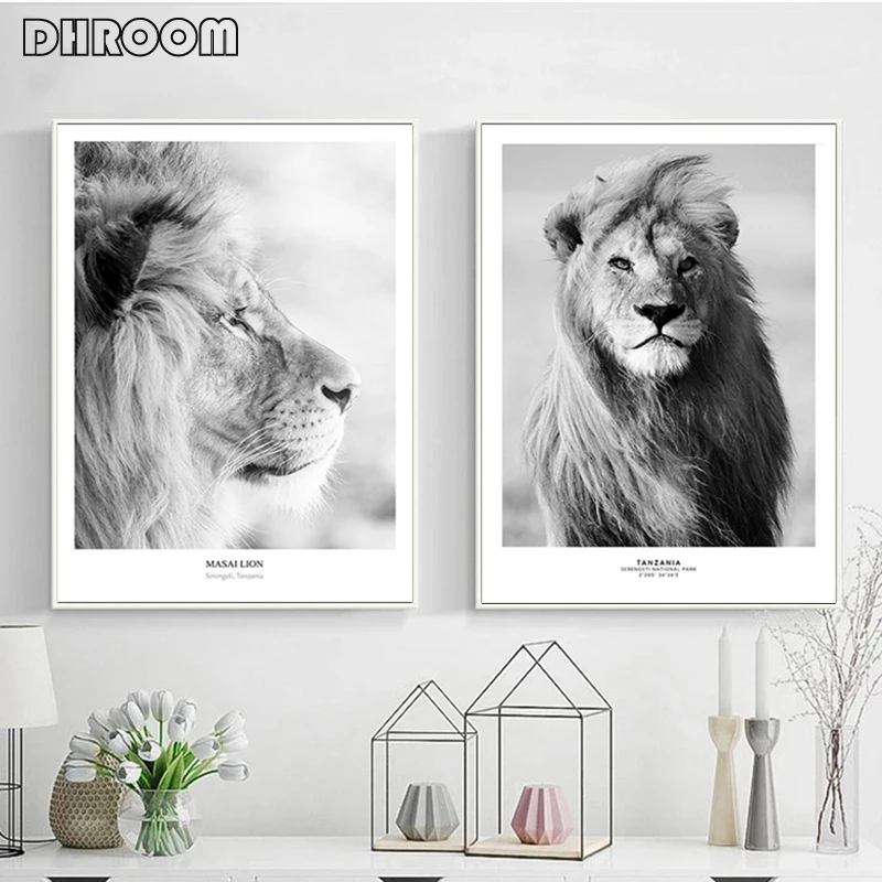AFRICAN LION 3413 Picture Poster Print Art A0 A1 A2 A3 A4 Animal Poster