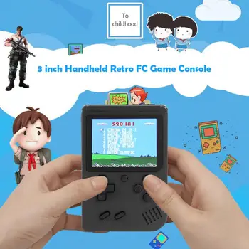 

Retro Players Video Handheld Game Console Player Built-in 520 Classic Games Support TV Output Kids Birthday Party Best Gift