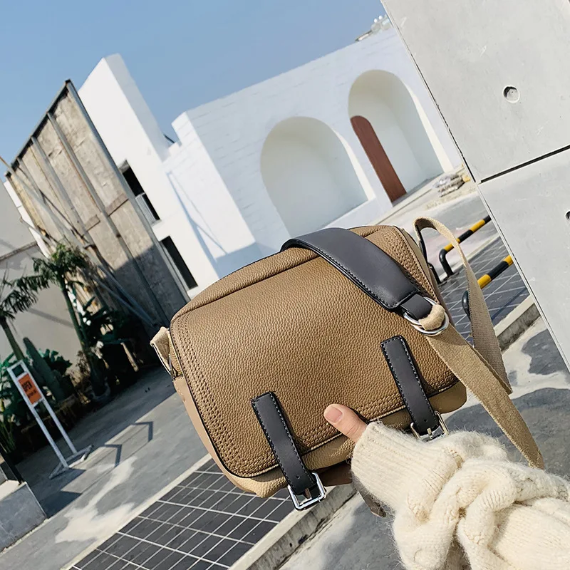 

Bag 2020 New Style Casual Versatile Shoulder Poor Bag Hong Kong Style CHIC Large-Volume Shoulder Bag