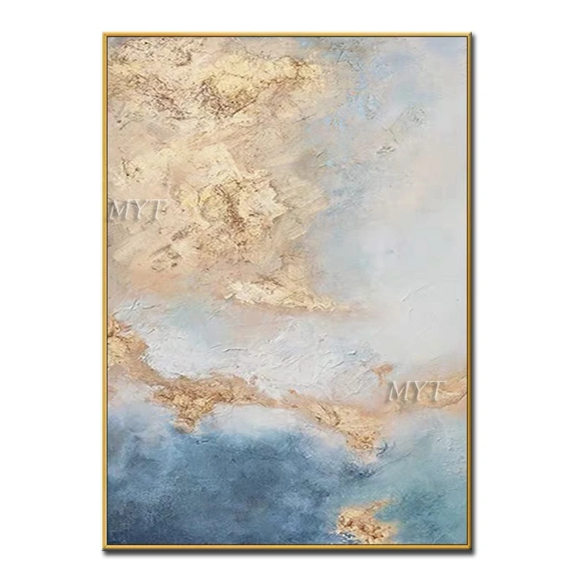 Billige Abstrakte Ölgemälde auf Leinwand Wand Bilder für Wohnzimmer Decor Hohe Qualität Pop Kunst Palette Messer Malerei