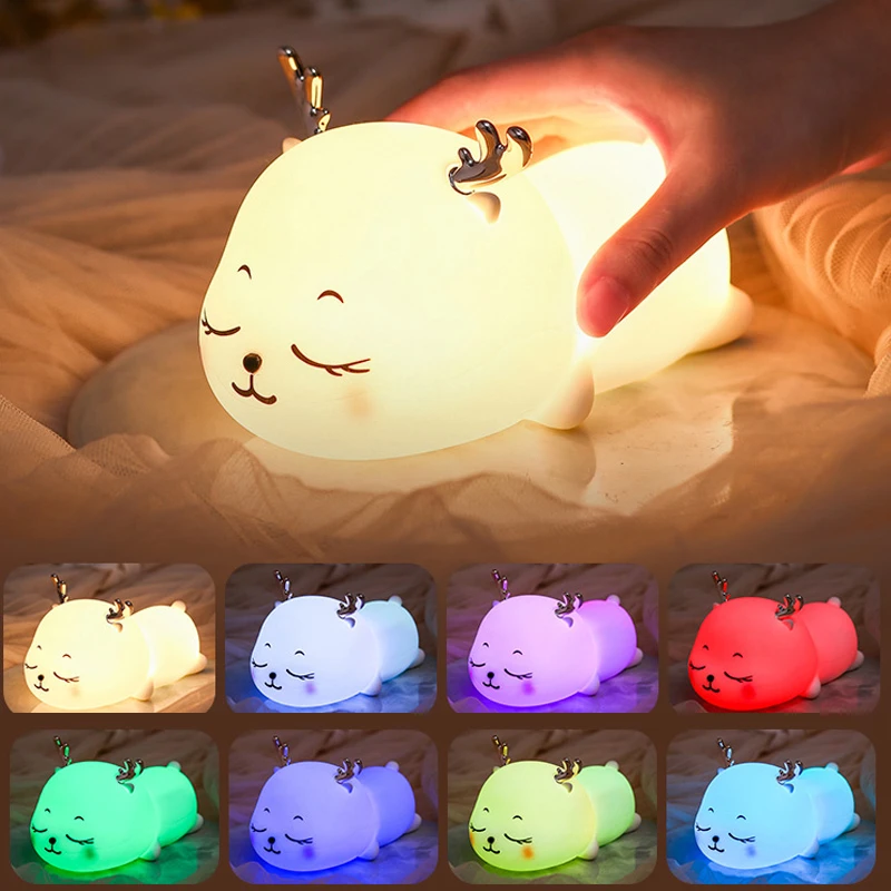 Kids Night Light, Cute Silicone Nursery Light For Baby 最大80％オフ！