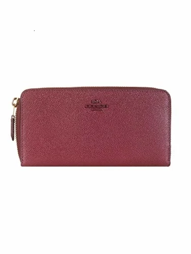 Карета Portafogli Fisarmonica Donna, Cerniera, Pelle, Bordeaux, L 19 cm X A 10 cm X P 2 cm