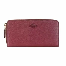 Карета Portafogli Fisarmonica Donna, Cerniera, Pelle, Bordeaux, L 19 cm X A 10 cm X P 2 cm