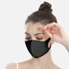 5Pcs/Lot Black Sponge Face Mouth Mask Unisex Face Mask Reusable Pollution Face Shield Washable Mouth Cover for Outdoor 3