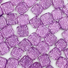 Lychee Life 70 шт разноцветная стеклянная мозаичная плитка с блестками керамическая мозаичная плитка для рукоделия материал для рукоделия