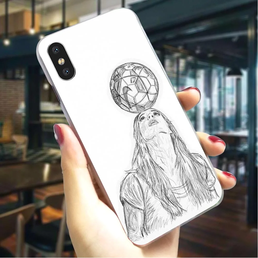 Модный футбольный футбол жизни Телефон чехол для iphone 8 5 5S SE 6 6 S/6 6S Plus 7/7 8 Plus X XS XR Xs Max жесткий чехол - Цвет: K2504208