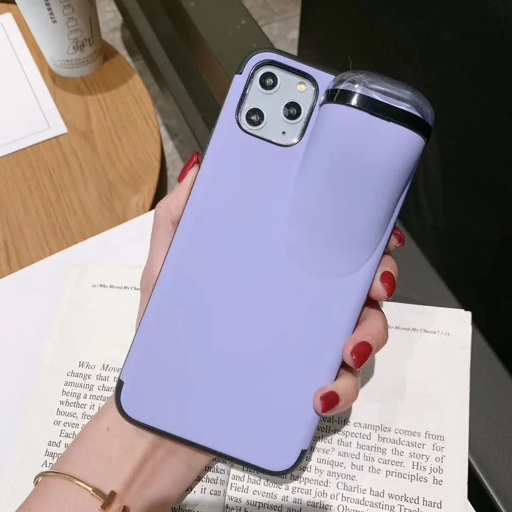 1 шт для Iphone11Pro Max мобильный чехол для телефона для Apple 8 P/Xairpods гарнитура одна сторона для Xs защитный чехол - Цвет: Фиолетовый