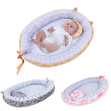 Детская кроватка съемная и моющаяся переносная детская кроватка для путешествий для новорожденных бионическая кровать складное детское гнездо для детской кровати бампер