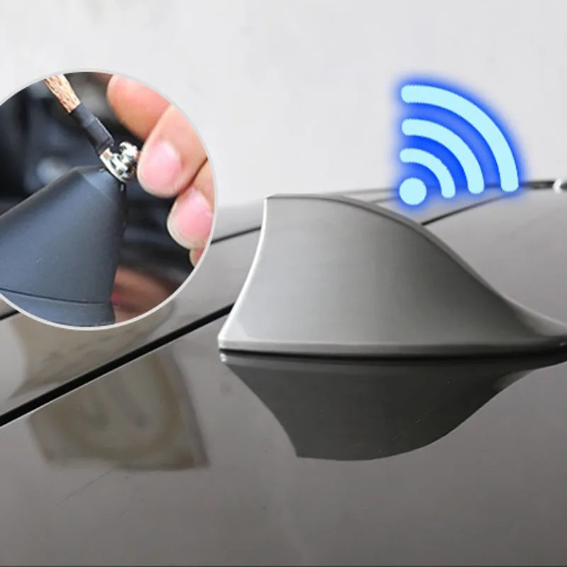 ZIMAwd Car Signal Antenna Shark Fin,for Kia Rio 3 4 K2 K3 K5 K4 Cerato,Soul,Forte,Sportage R,Sorento,Mohave,Optima