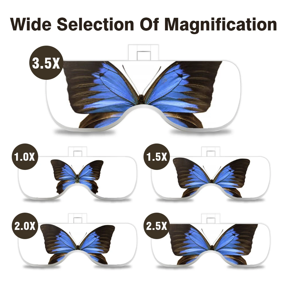 Magnifying Glasses With LED Lights Lamp Interchangeable Lens 1.0X/1.5X/2.0X/2.5X/3.5X Tool Repair Reading Magnifier