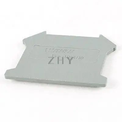 

Gray Plastic Partition End Plate UK 4 10 for Terminal Block