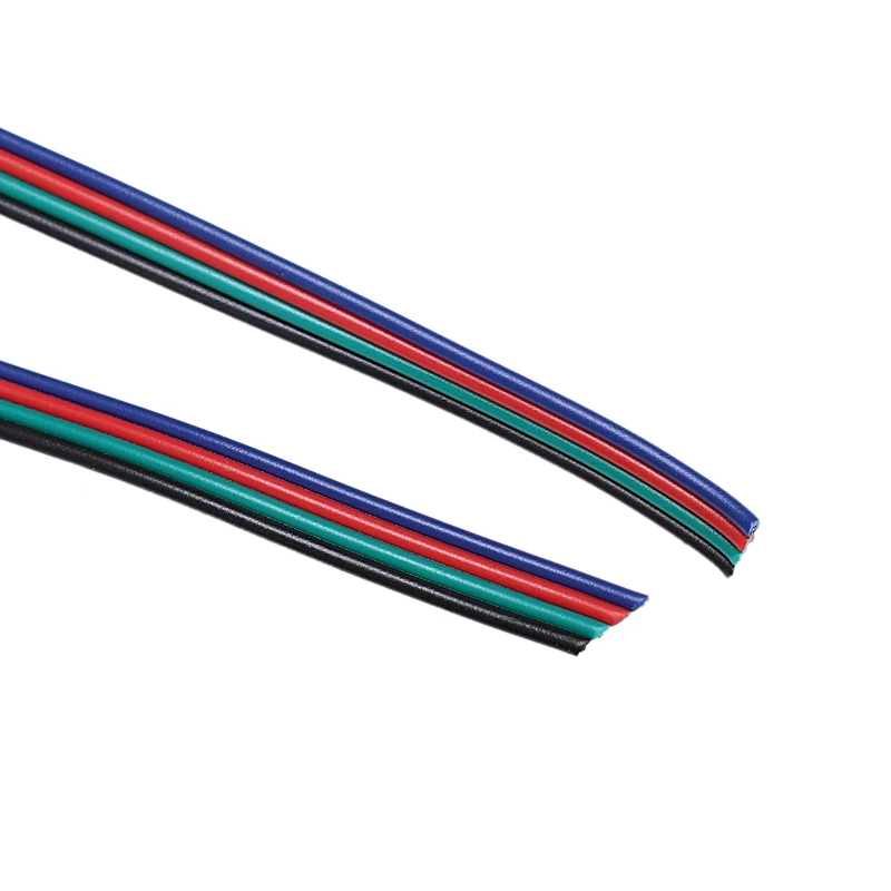 5 м 4 контактный RGB светодиодный Удлинительный провод для 3528 5050 Светодиодная лента
