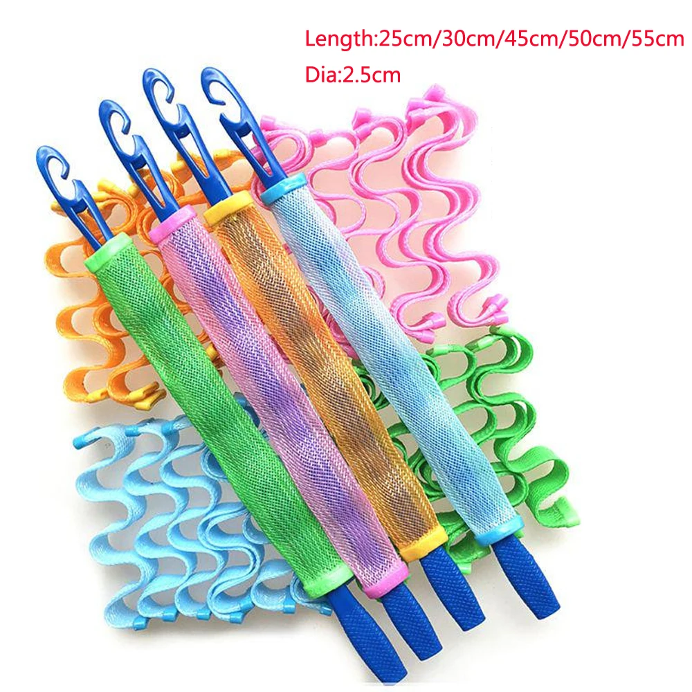 Harmless Soft Hair Curlers Heatless DIY Magic Wave Curls Rollers Hair Accessories Curling Perm Bar Without Heat hair styling tool hair curling tools For Tools