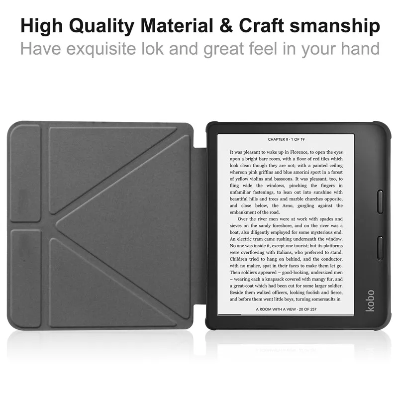 Etui For Kobo Libra 2 Cover 2021 Cute Painted Leather Stand Protective  Smart Cover For Funda Kobo Libra 2 2021 Kids Case Coque - AliExpress