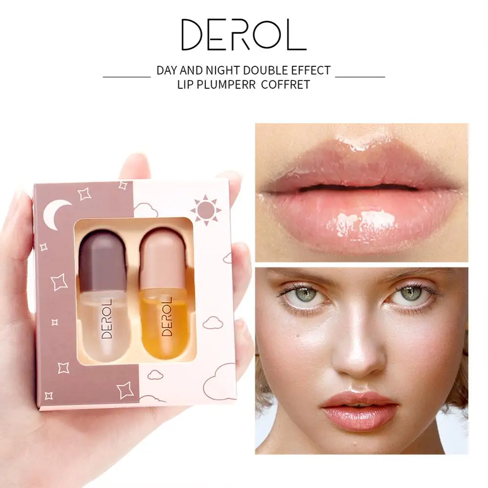Lip Plumper Repairing Reduce Lip Gloss Ginger Lip Enhancer Moisturizing Hydrated Lips Makeup Increase Lip Elasticity Lip Care