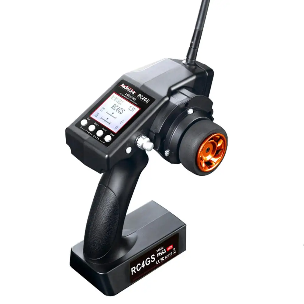 RadioLink TX RC6GS 2,4G 6CH с R6FG приемником/RC4GS с R4FG приемником Радиоуправляемый автомобильный лодочный контроллер передатчик гироскоп внутри приемника