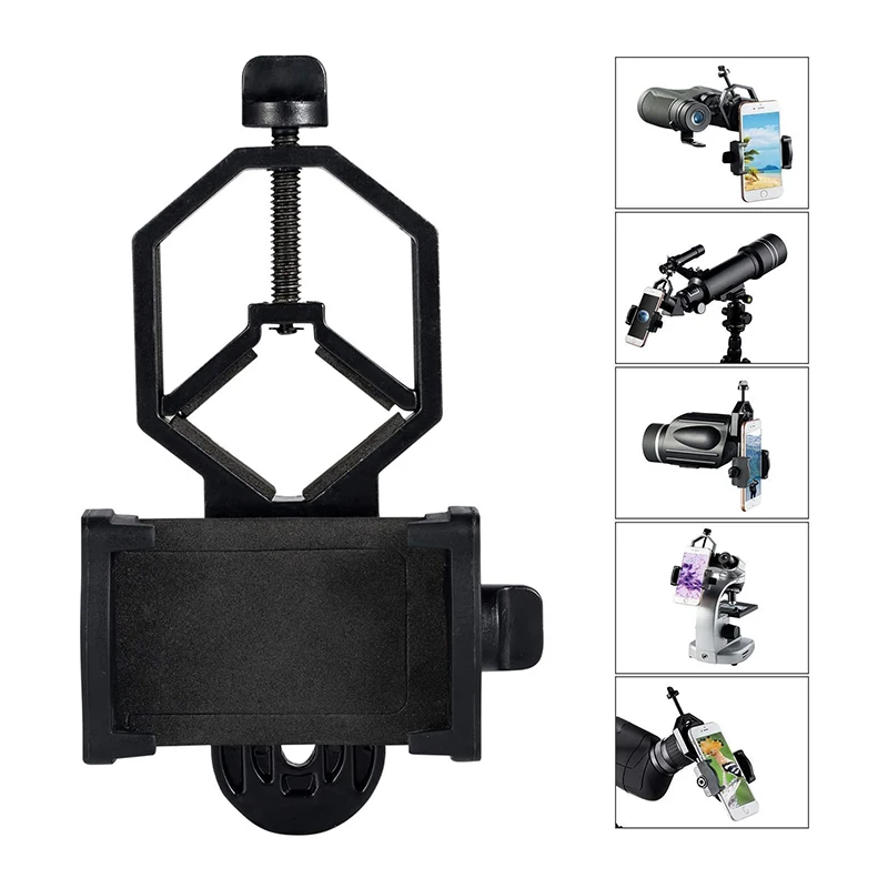Universal Smartphone Photography Adapter For Binocular Monocular Spotting Scope Telescope Phone Support Eyepiece For D: 25-48mm 3