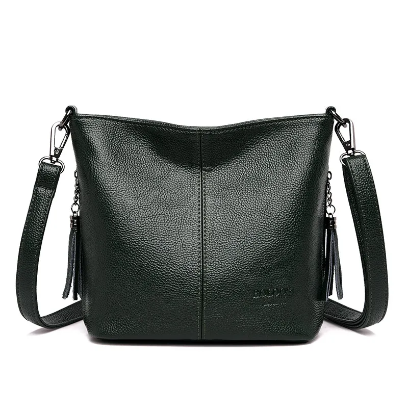 Модные простые сумки через плечо для женщин, сумка-мессенджер, Высококачественная элегантная женская сумка на плечо, качественная сумка-тоут из эластичной ткани - Цвет: Green