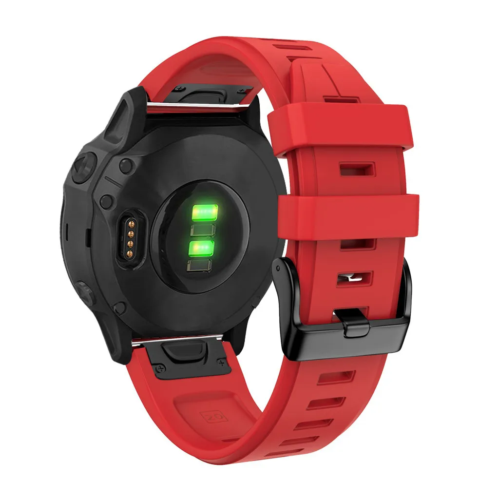 Силиконовый браслет с быстросъемным ремешком для часов Garmin fenix 6 S/6 Spro