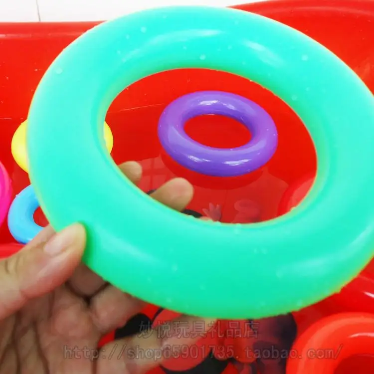 Радужный чехол Дженга, круглая красочная башня, маленький чехол, пластиковая интерактивная игрушка 5-9 13
