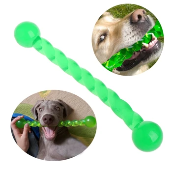 

Pet Dog Tooth Cleaning Chewing Play Toy Stick Non-Toxic Soft TPR LX9C