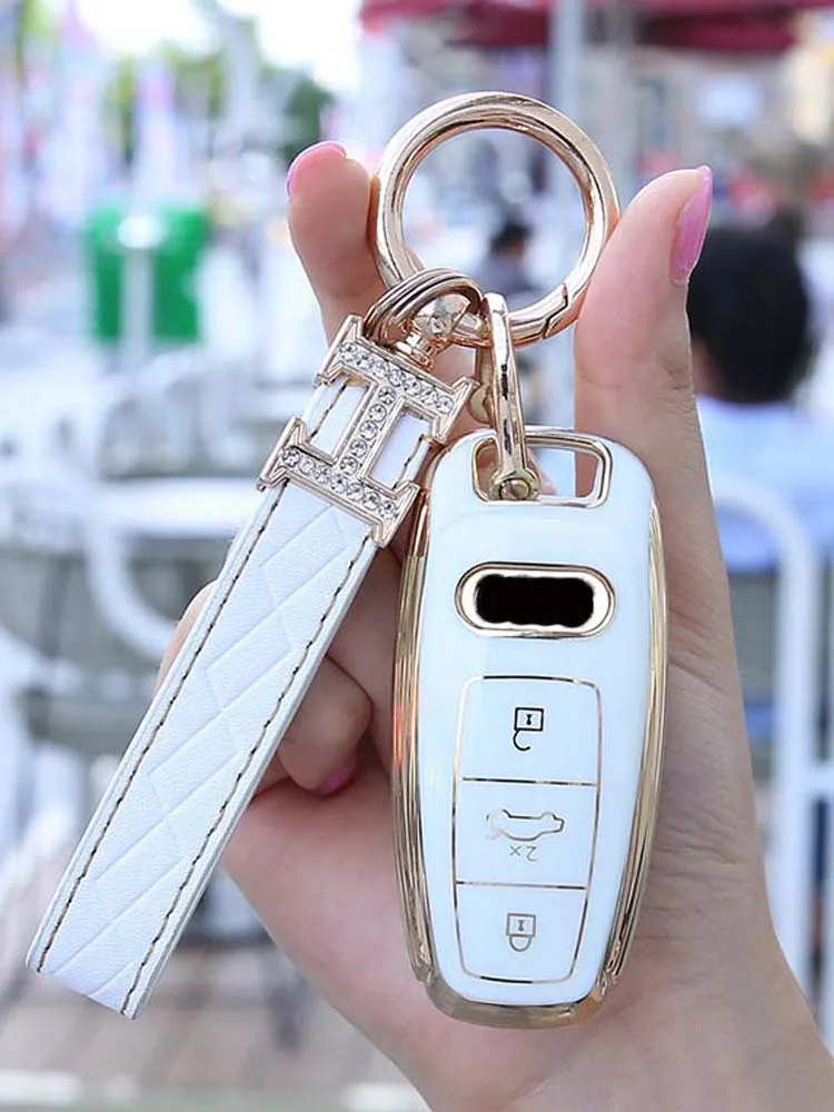 Nuova custodia in TPU Cover chiate/telecomando per Audi A3 A6L A6 A7 A8 Q7 Q8 portachiavi borse per coperture accessori per Auto 14 Nuova custodia in TPU Cover chiate/telecomando per Audi A3 A6L A6 A7 A8 Q7 Q8 portachiavi borse per coperture accessori per Auto - H81f53e191a8f45229a52daac8034afb55