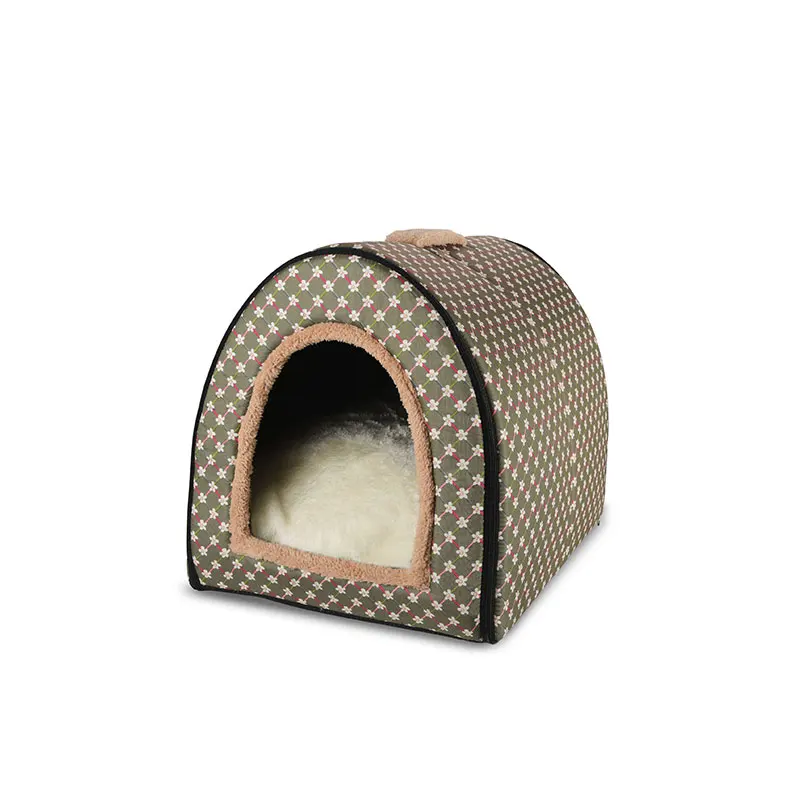 Winter Bed House Kennel Fleece Soft Nest Comfortable Cat Warm Cave Lovely Bow Design Puppy for Small Medium Dog House Hand Wash Winter Bed House Kennel Fleece Soft Nest Comfortable Cat Warm Cave Lovely Bow Design Puppy for Small Medium Dog House Hand Wash