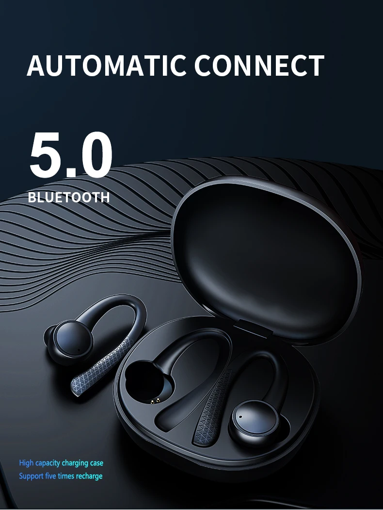 TWS Bluetooth 5,0, беспроводные Bluetooth наушники, Hi-Fi, 3D стерео, Спортивная, бас гарнитура, свободные руки, наушники с микрофоном, зарядная коробка