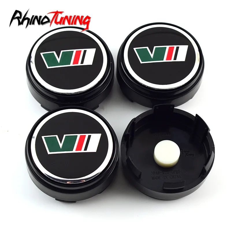 

4pcs 66mm 63mm Floating Car Wheel Center Hub Caps V// Emblem For Rays Volk Racing Wheel Hubcaps Cover