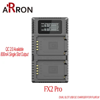 

New NITECORE FX2 PRO USB Dual Slot Travel Camera QC Charger For Fujifilm GFX 50S GFX Fujifilm camerar battery NP-T125