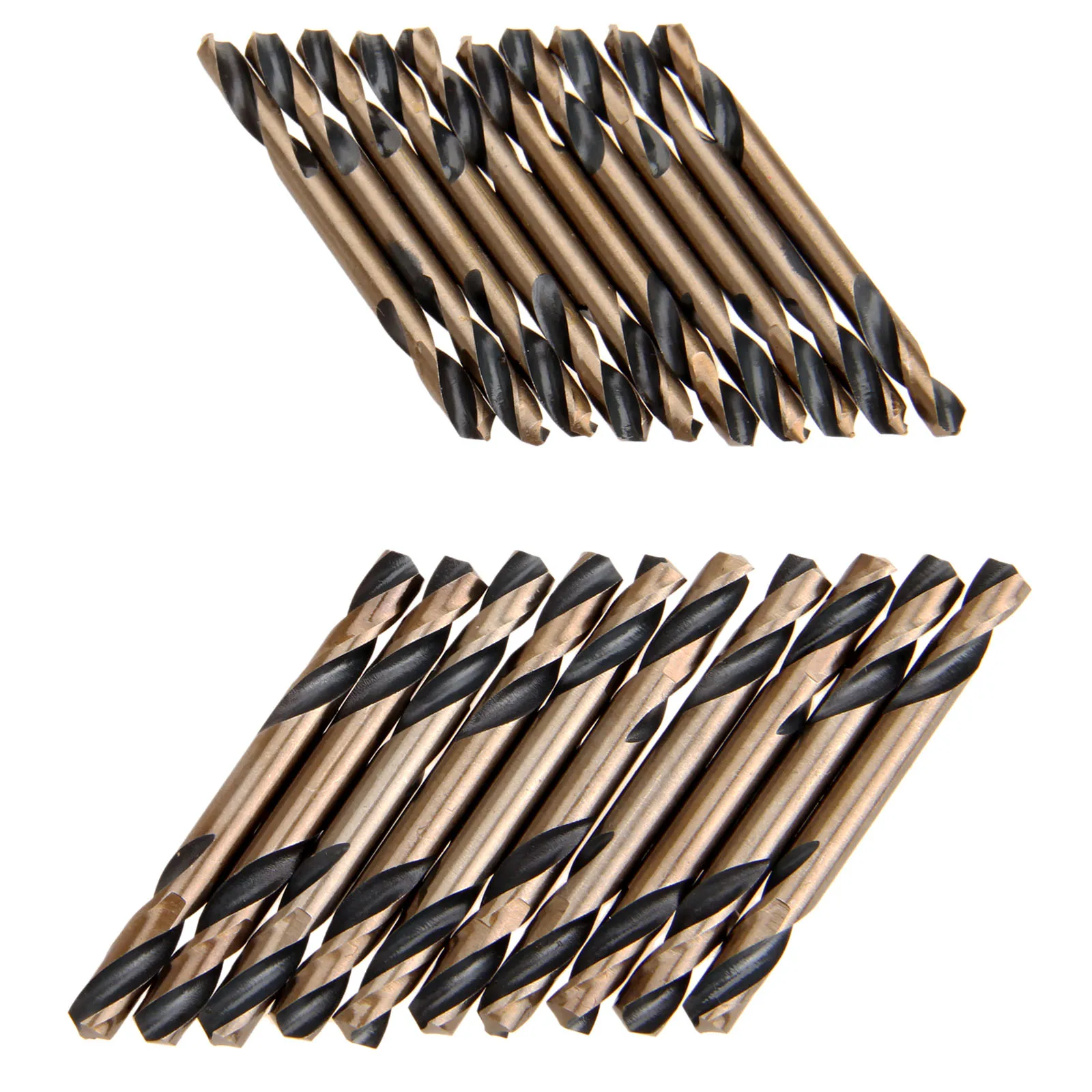 10 5.2mm HSS Double Twist Drill Bit Set for Metal Carbon Steel Stainless 
