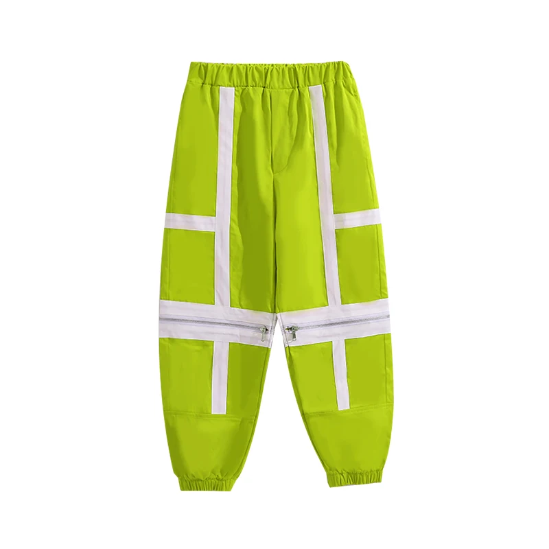 Pants Костюмы в стиле хип-хоп; модная Серебряная кожаная куртка для девочек; одежда для уличных танцев; детская одежда для джаза и современных танцев; одежда для выступлений; DN4546 - Цвет: Pants