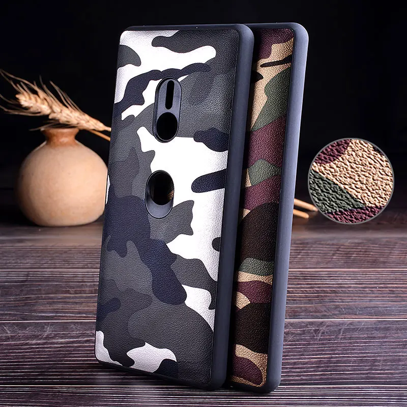 Камуфляжный чехол AIORIA для sony Xperia XZ3 XZ4 мягкий ТПУ Жесткий из поликарбоната с