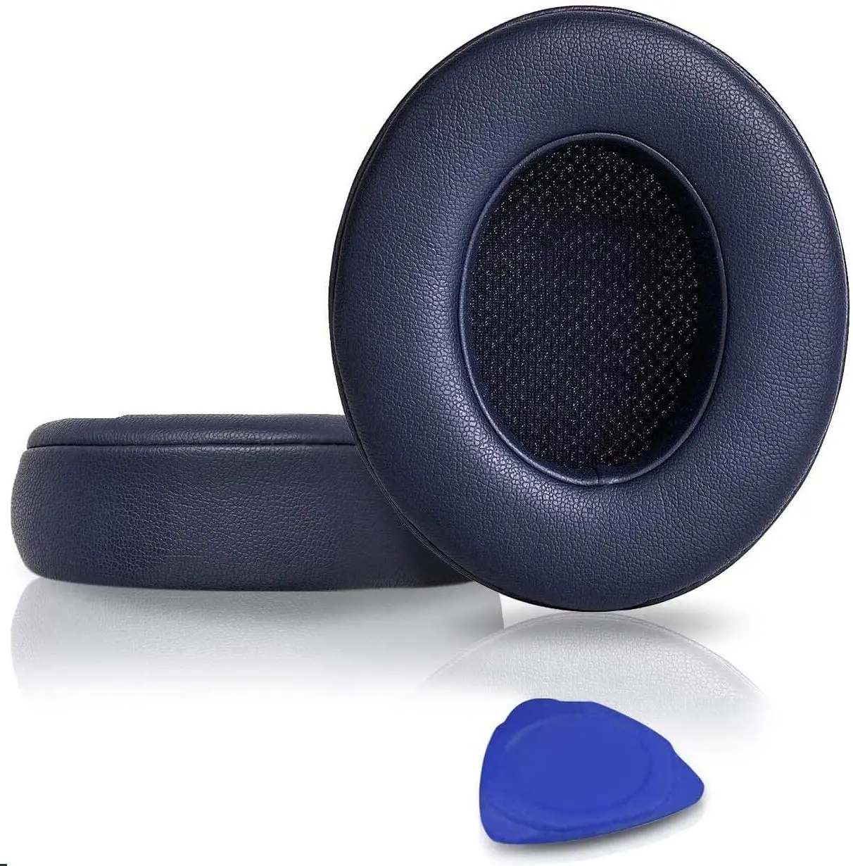 Cuscinetti Auricolari Compatibili Con Cuffie Beats Studio 3 Studio 2 Wireless B0500 B0501 (Blu Scuro)