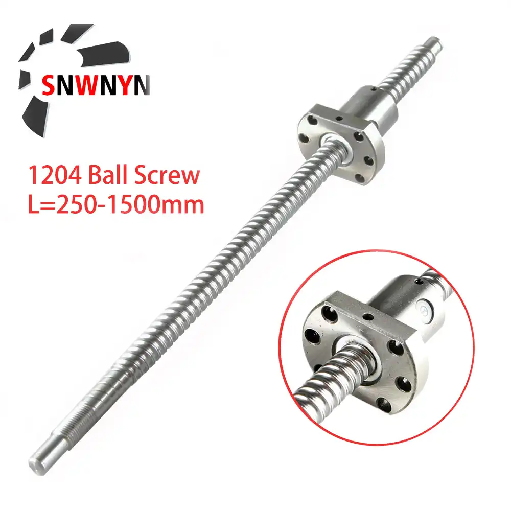 Rolled Ball Spindle Threaded Spindle Ball Nut Playfree Without Side End Supports CNCMARKET Ball