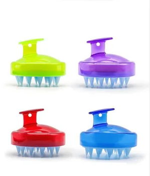 

Multifunction Silica Bathe Neck Massager For Head Hair Massage Comb Anti Cellulite Brush Brush For Shampooing Scalp Hair Comb