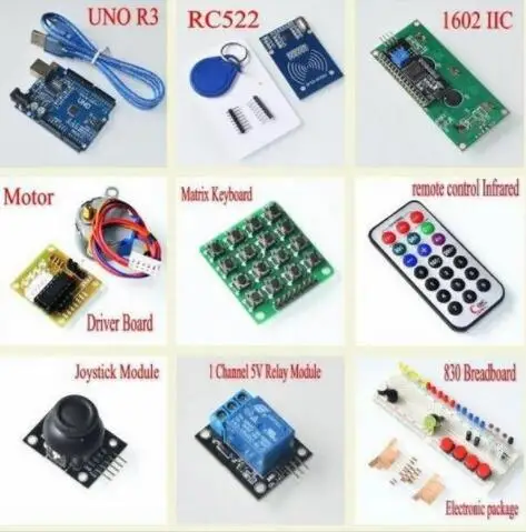 Обновленная расширенная версия стартовый набор RFID Обучающий набор lcd для Arduino UNO R3