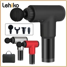 Высокомощный массажный пистолет для мышц, высокоскоростной Вибрационный массажер, пистолет для использования после фитнеса, разлагается молочная кислота, облегчается боль, расслабляет тело