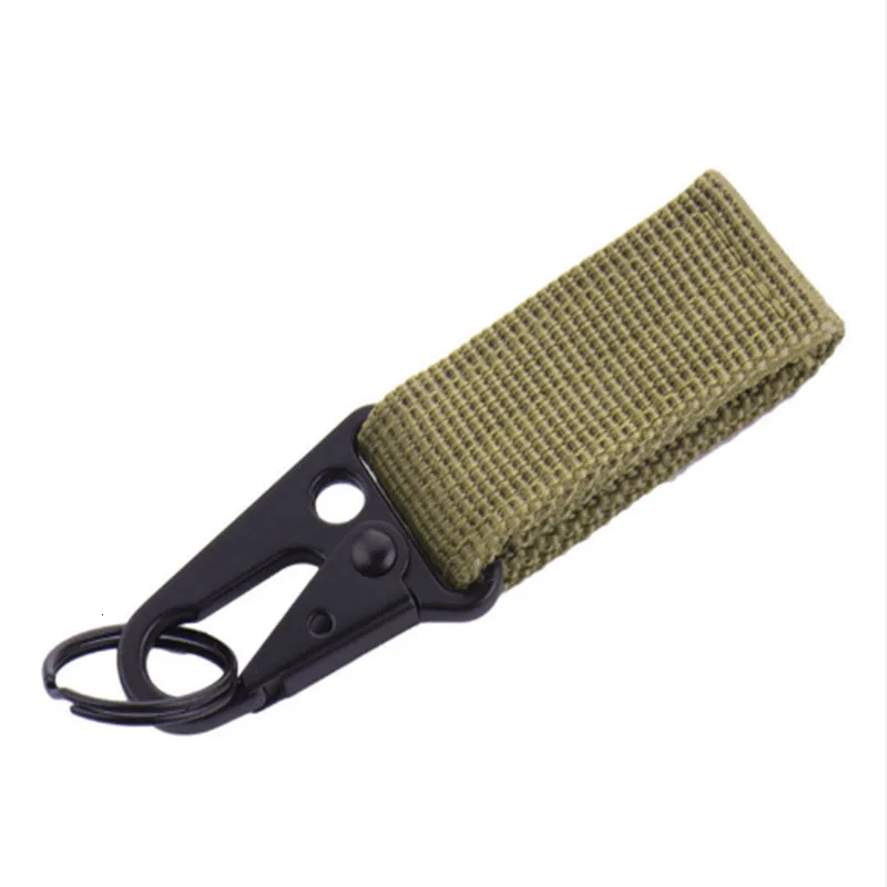 

Outdoor Tool Nylon Camping Tactical Carabiner Survival Gear Backpack Hook Military Keychain Clasp Multifunction Webbing Buckle