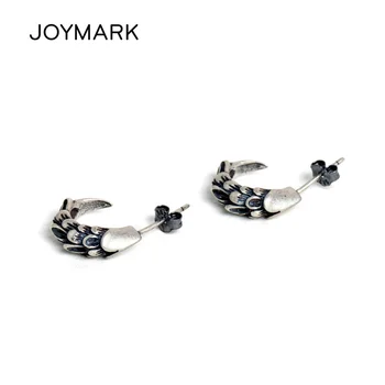 

Eagle Claw 925 Sterling Silver Earrings Gothic Punk Stud Earrings For Men Women Trendy Jewellery TSE425