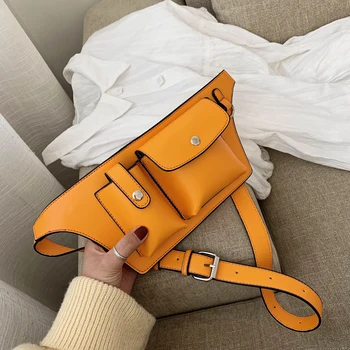 

Waist Bag Luxury Handbag Women Purse Designer Leather Crossbody Chest Bag Functional Bum Fanny Pack Ladies Belt Bags Pouch #45