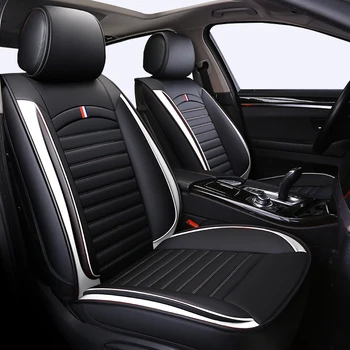 

Leather Universal auto seat covers For Peugeot 508 607 807 3008 4007 4008 5008 of 2018 2017 2016 2015